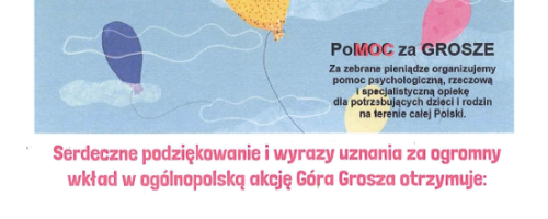 Dyplom Góra Grosza