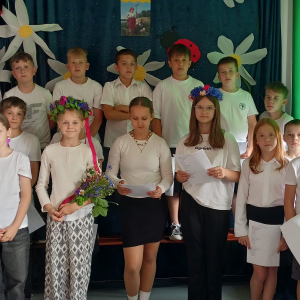 Uczniowie biorą udział w akademii w ramach programu „Lasowiacy inspirują”.