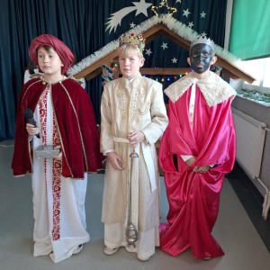 Trzej królowie przyszli z pokłonem.