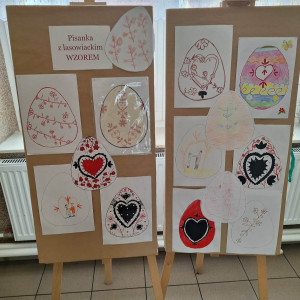 Na wystawie widzimy prace konkursowe pisanek lasowiackich