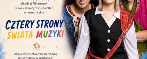 Certyfikat potwierdzający udział w audycjach muzycznych CZTERY STRONY ŚWIATA MUZYKI