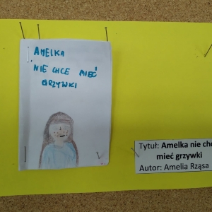 „Amelka nie chce mieć grzywki”